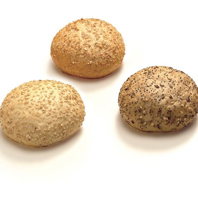 Mini bagnat (mini broodjes) 75 x 40 gram bake off  *Voor 12:45 bestellen = morgen leveren